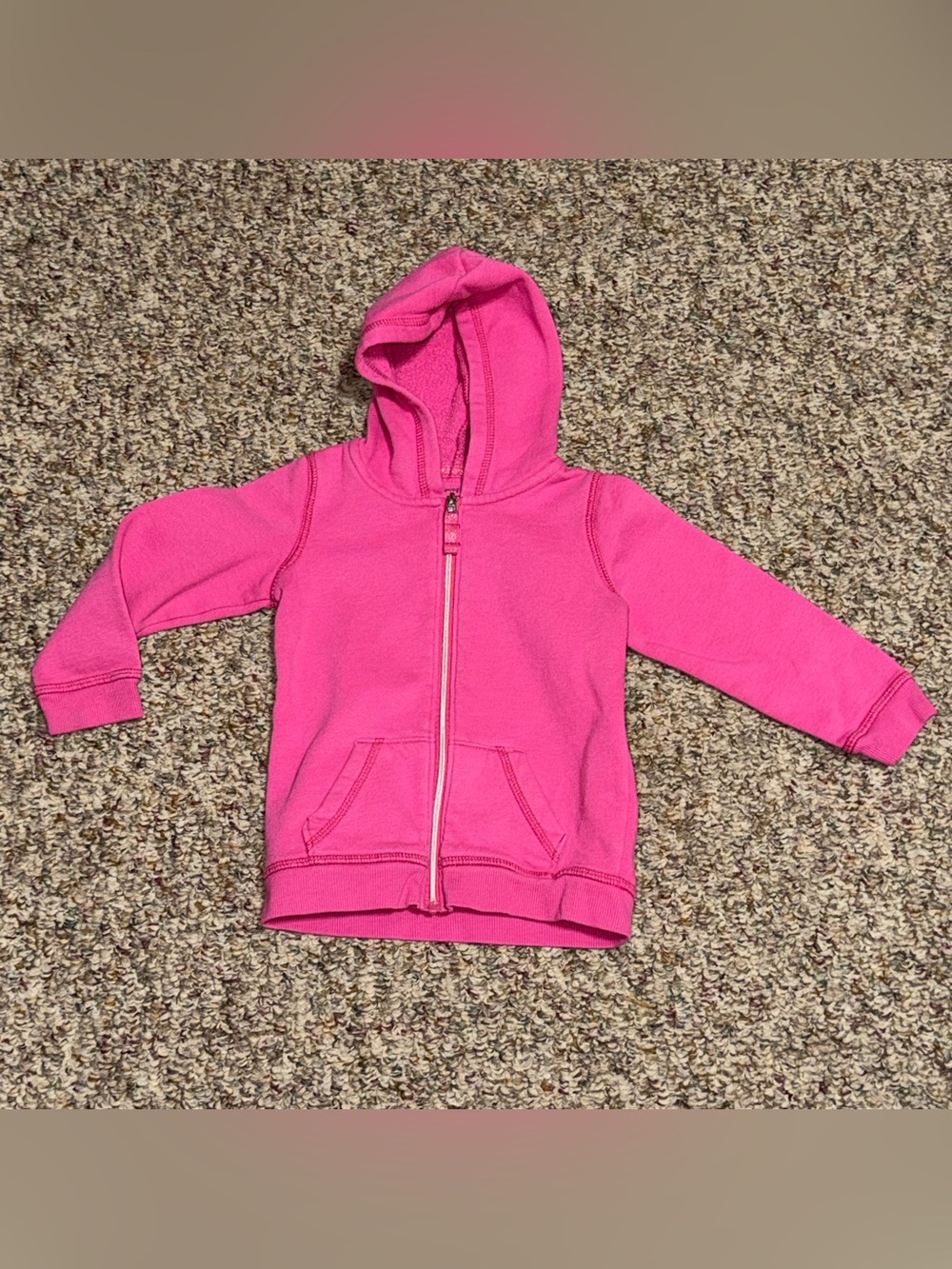 Girls toddler size 24 2T sweater months jumping beans Hooded Zip-Up Sweatshirt